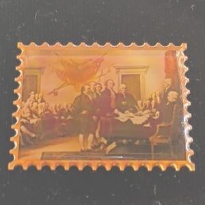 Vintage Style Decorative Stamp Art